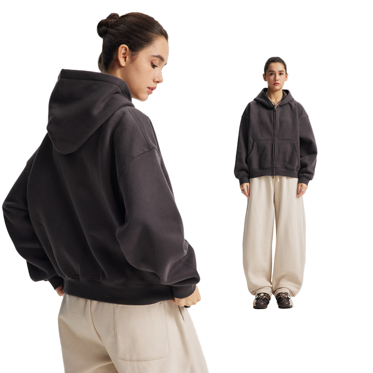 FASTCLOUDS - BOXY ZIP UP