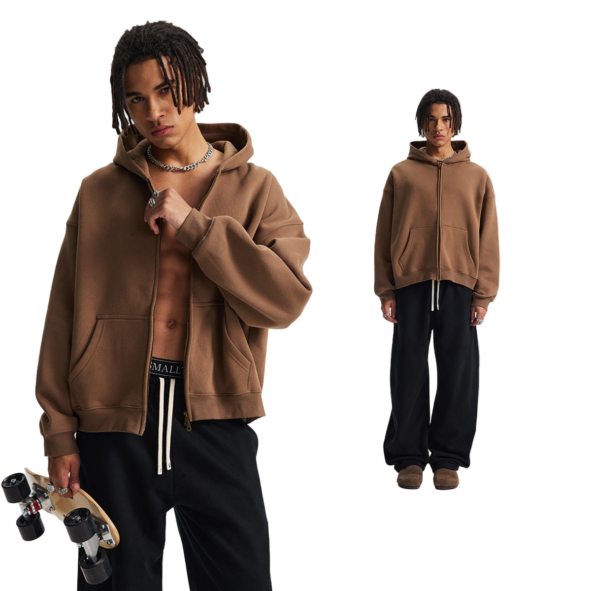 FASTCLOUDS - BOXY ZIP UP