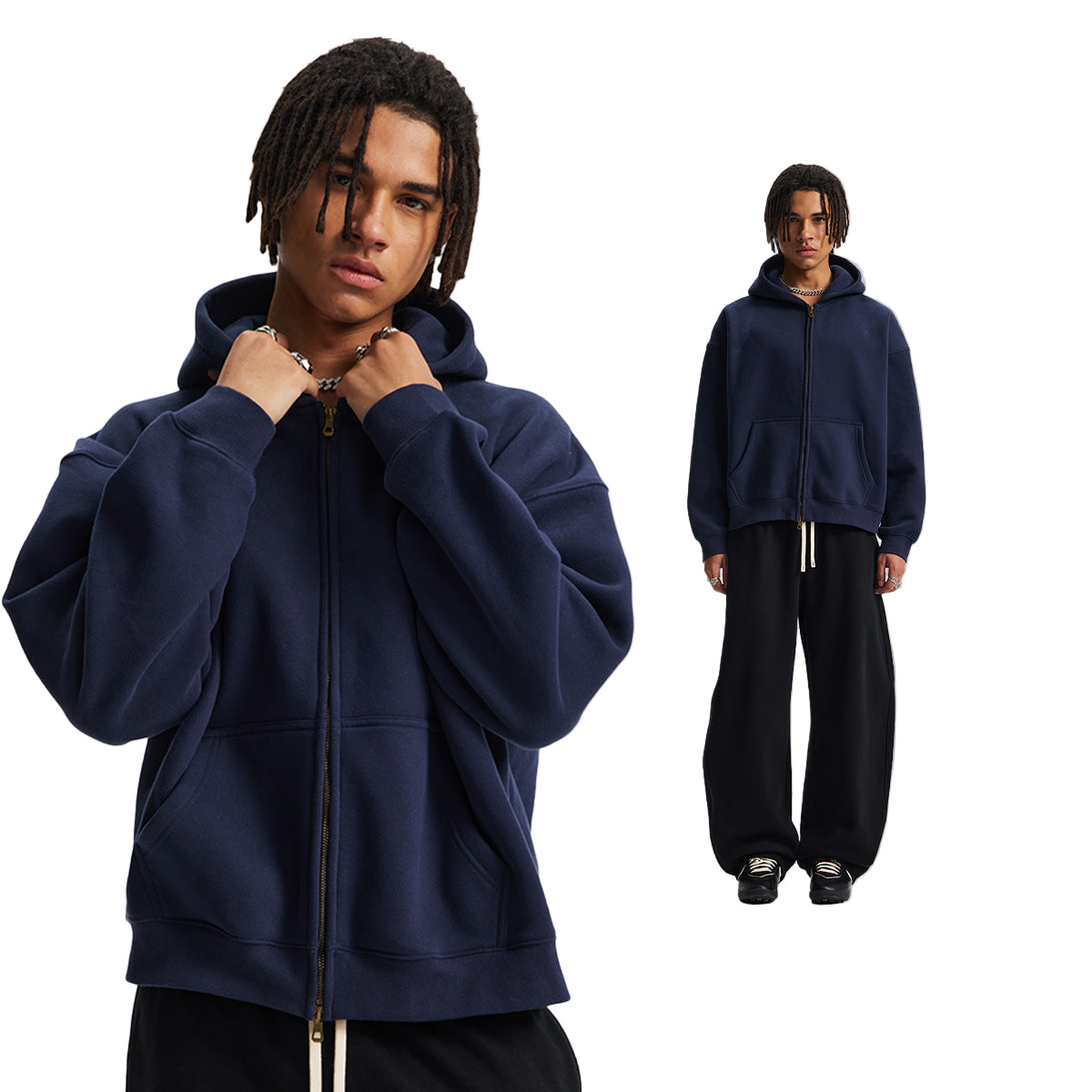 FASTCLOUDS - BOXY ZIP UP