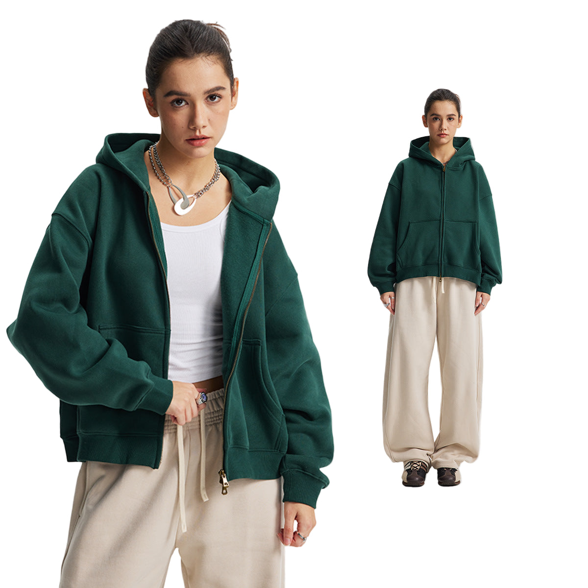 FASTCLOUDS - BOXY ZIP UP