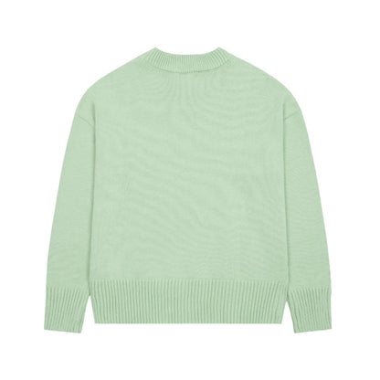 HEART-CREW NECK SWEATER