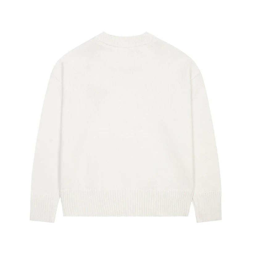 HEART-CREW NECK SWEATER
