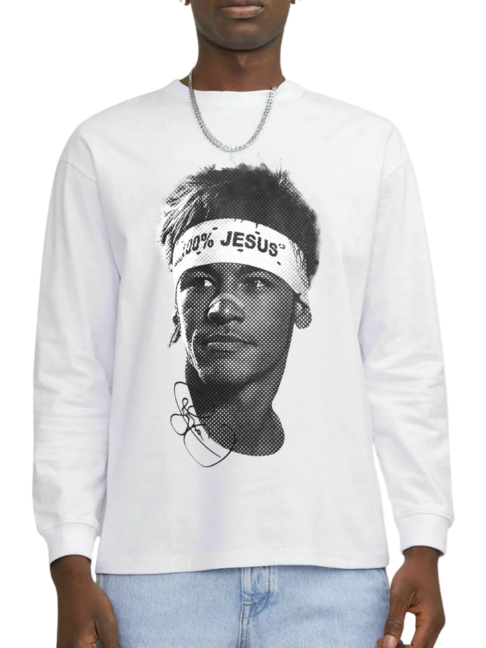 NEYMAR 100% JESUS HEAVY LONGSLEEVE